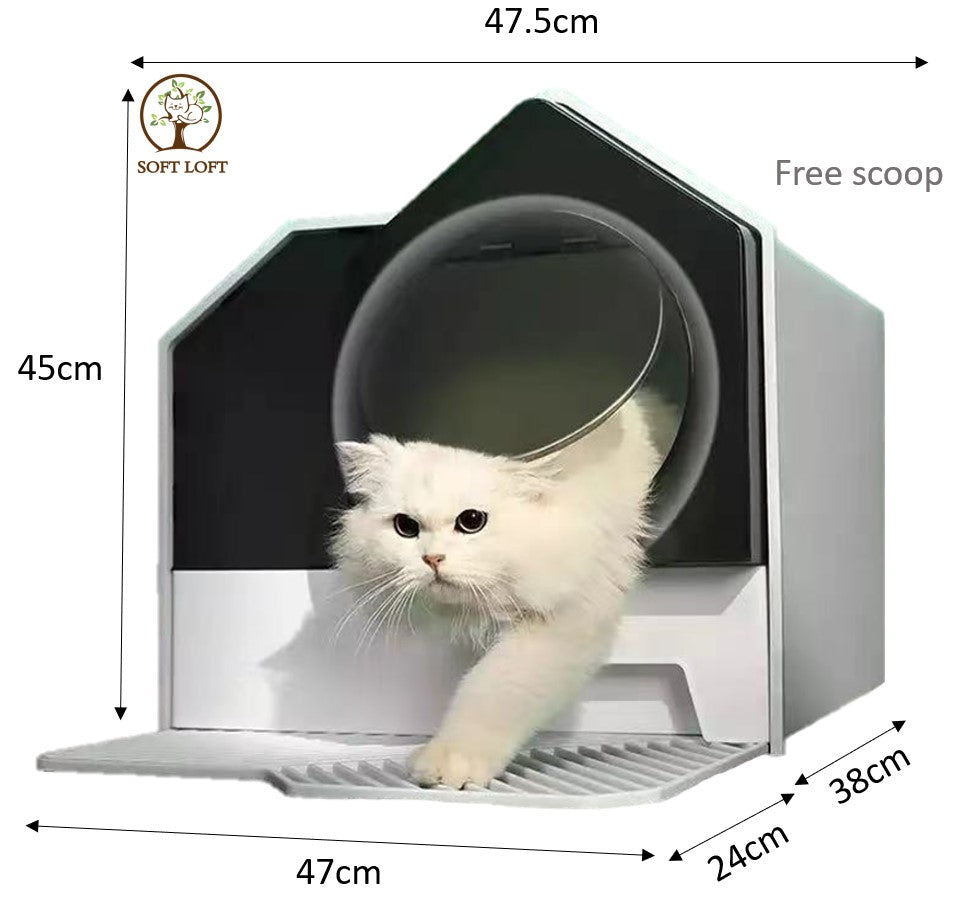 Enclosed Litter Box - House (47cm)