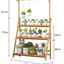 3-Tier Foldable Bamboo Rack Nature Color