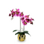 Artificial Purple Orchid in Ceramic Gold Pot (50cm)