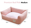 Removable Cover Pet Bed (Pink)