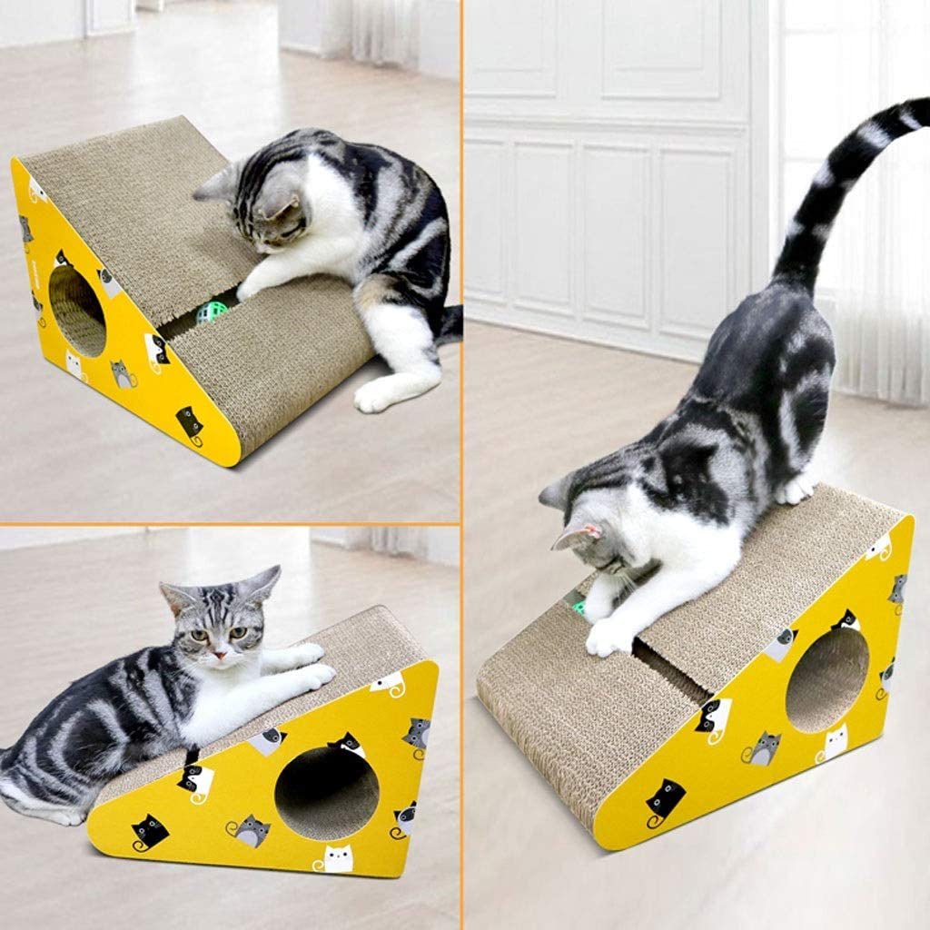 Yellow Slope Scratching Board