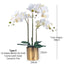 Artificial Orchid in Pot - Glossy Gold (68cm)