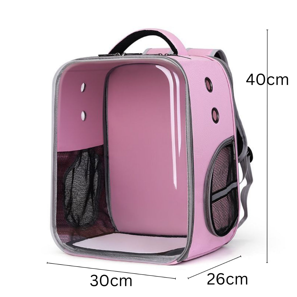 Pet Backpack - Transparent Capsule (33cm)