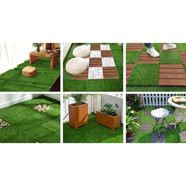 Grass Interlocking Decking Tiles