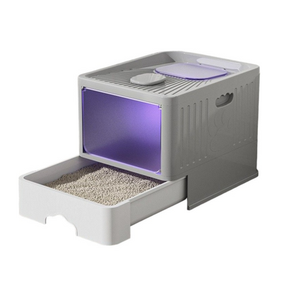 Square UV Sterilizing Litter Box