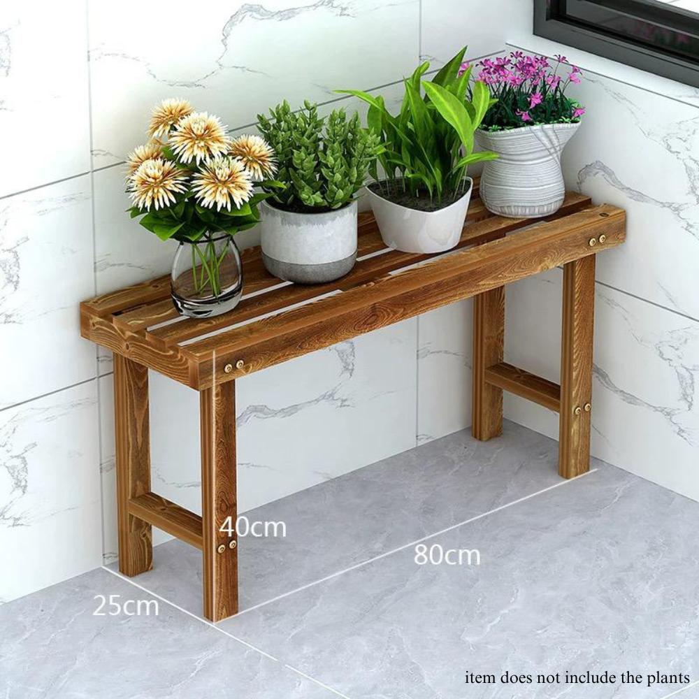 Single Layer Wooden Rack (80cm)