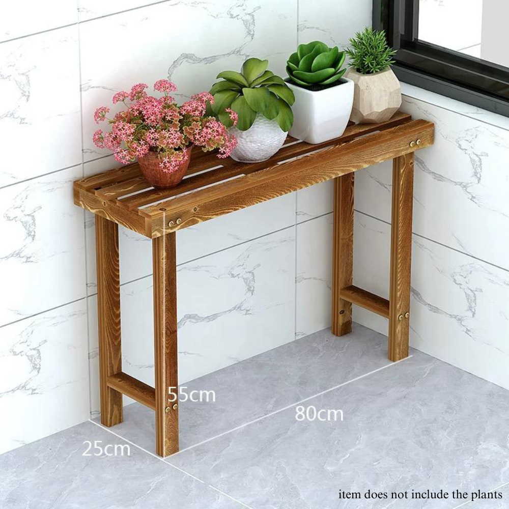 Single Layer Wooden Rack (80cm)