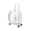 Transparent Pet Luggage and Backpack Trolley Carrier - Square (40cm)