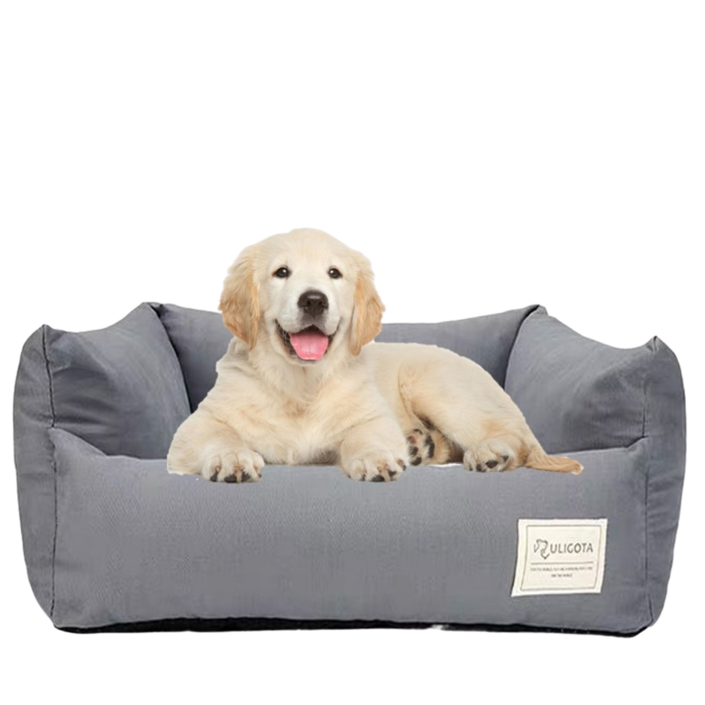 Removable Cover Pet Bed (Grey)