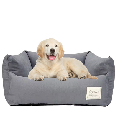 Removable Cover Pet Bed (Grey)