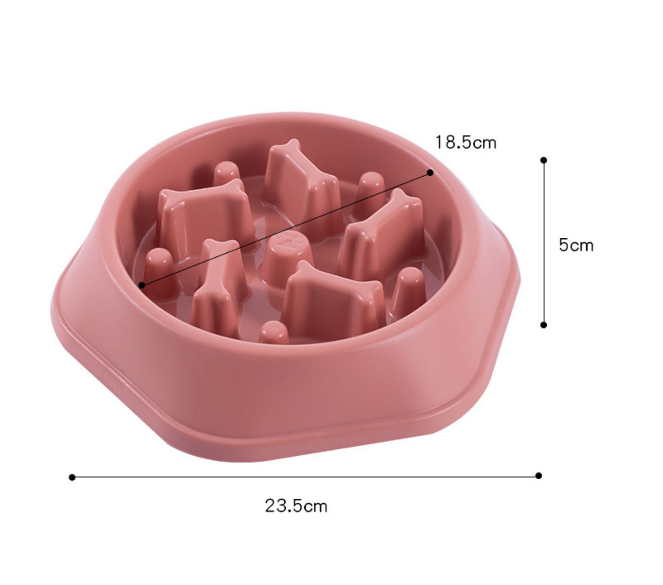 Pet Feeder Bowl (Anti Choke)